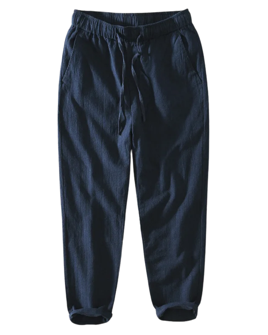 Pantaloni casual da uomo in lino