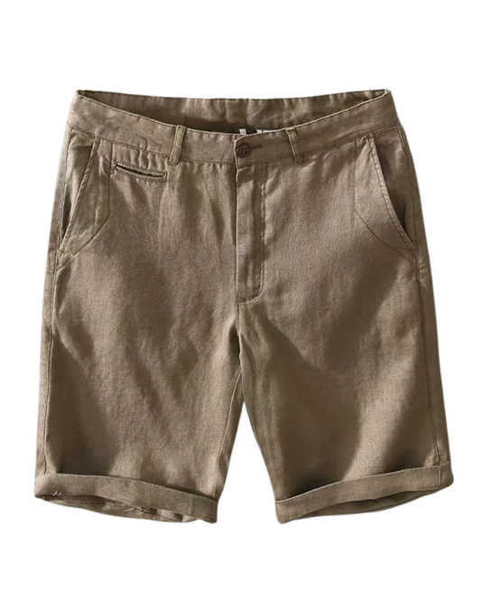 Pantalones cortos de lino de alta calidad