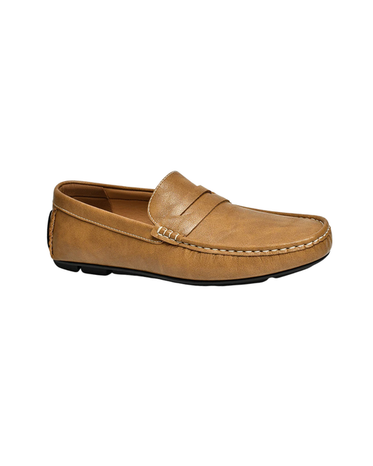 Mocassins bateau en cuir chic