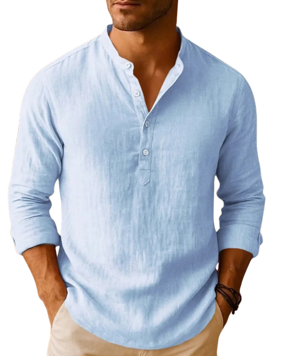 Elegant Linen Beach Shirts