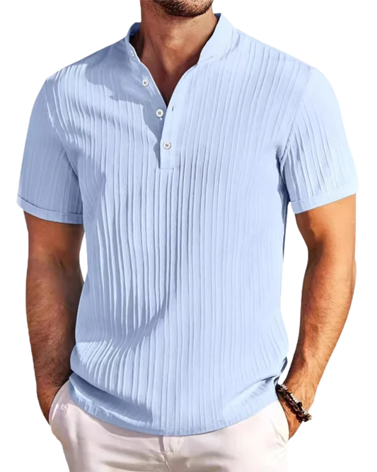 Elegante camicia da uomo a maniche corte