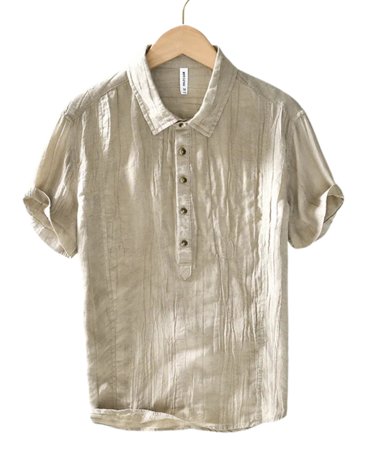 Camicia retrò in lino
