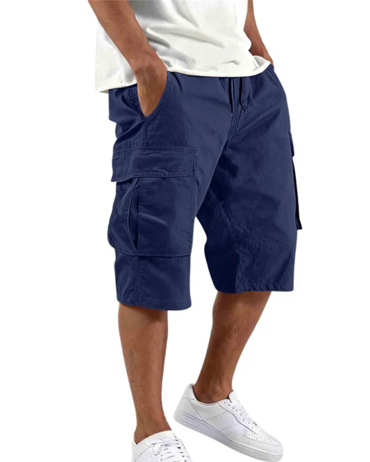 Eleganti pantaloncini con tasche multiple
