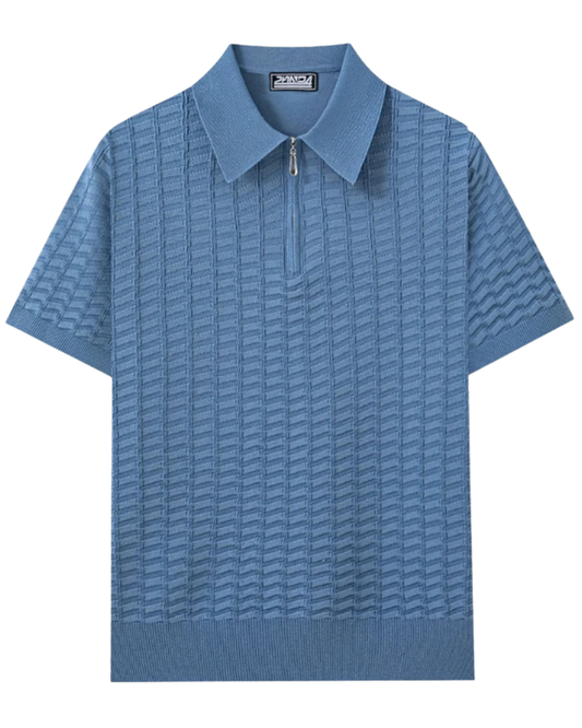 Elegante polo con zip