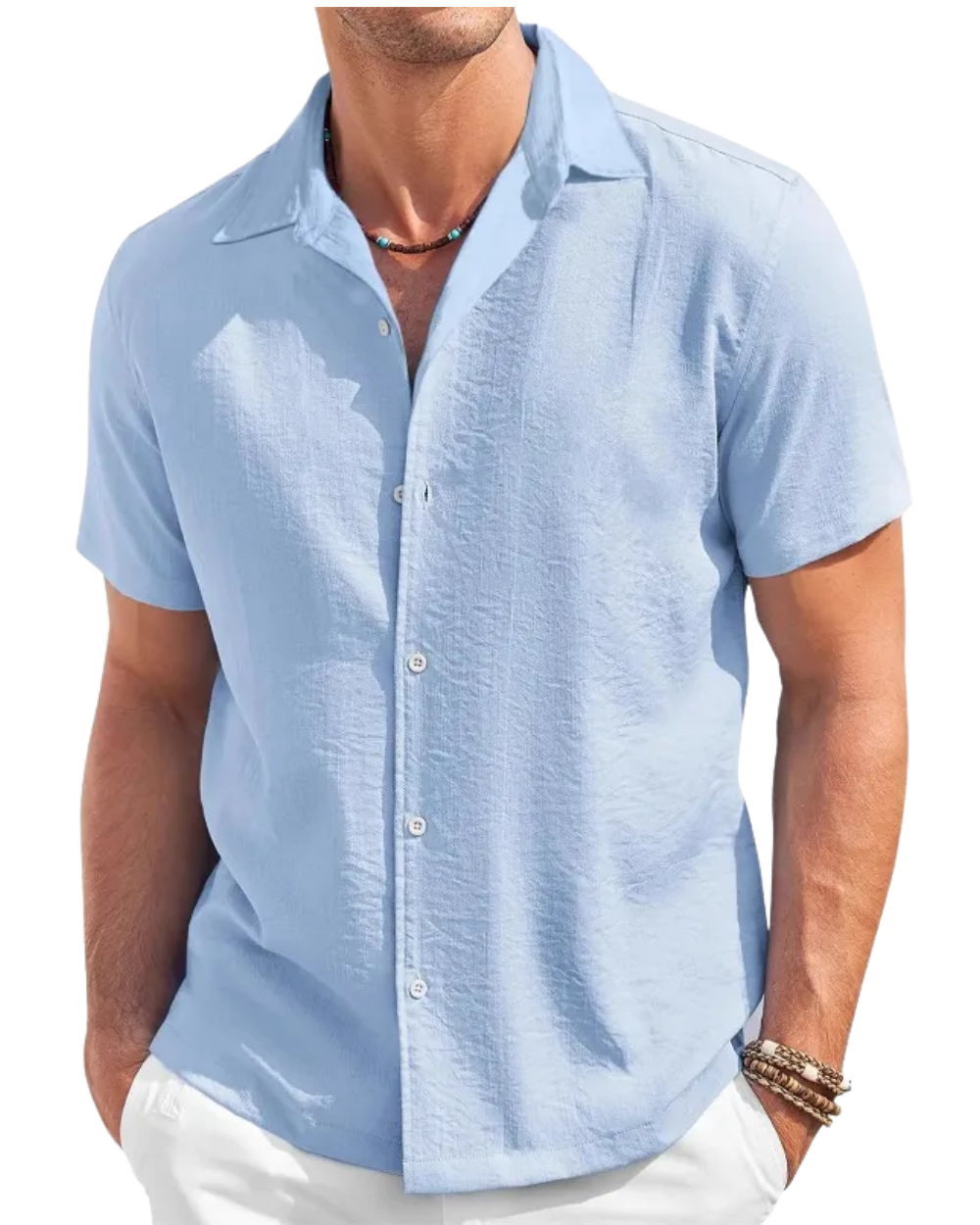Casual Short Sleeve Men's Shirt