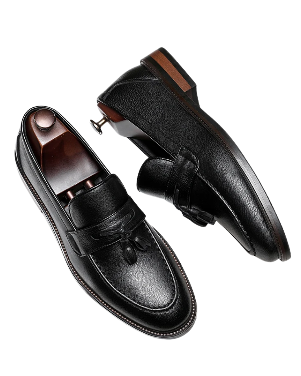 Mocassins Oxford élégants en cuir
