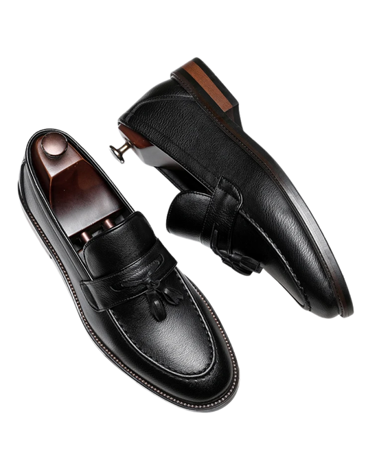 Mocassins Oxford élégants en cuir