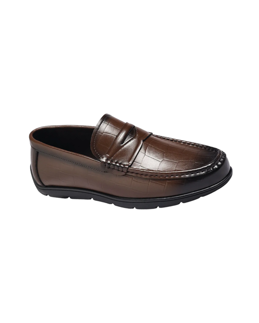 Mocassins élégants en cuir britannique