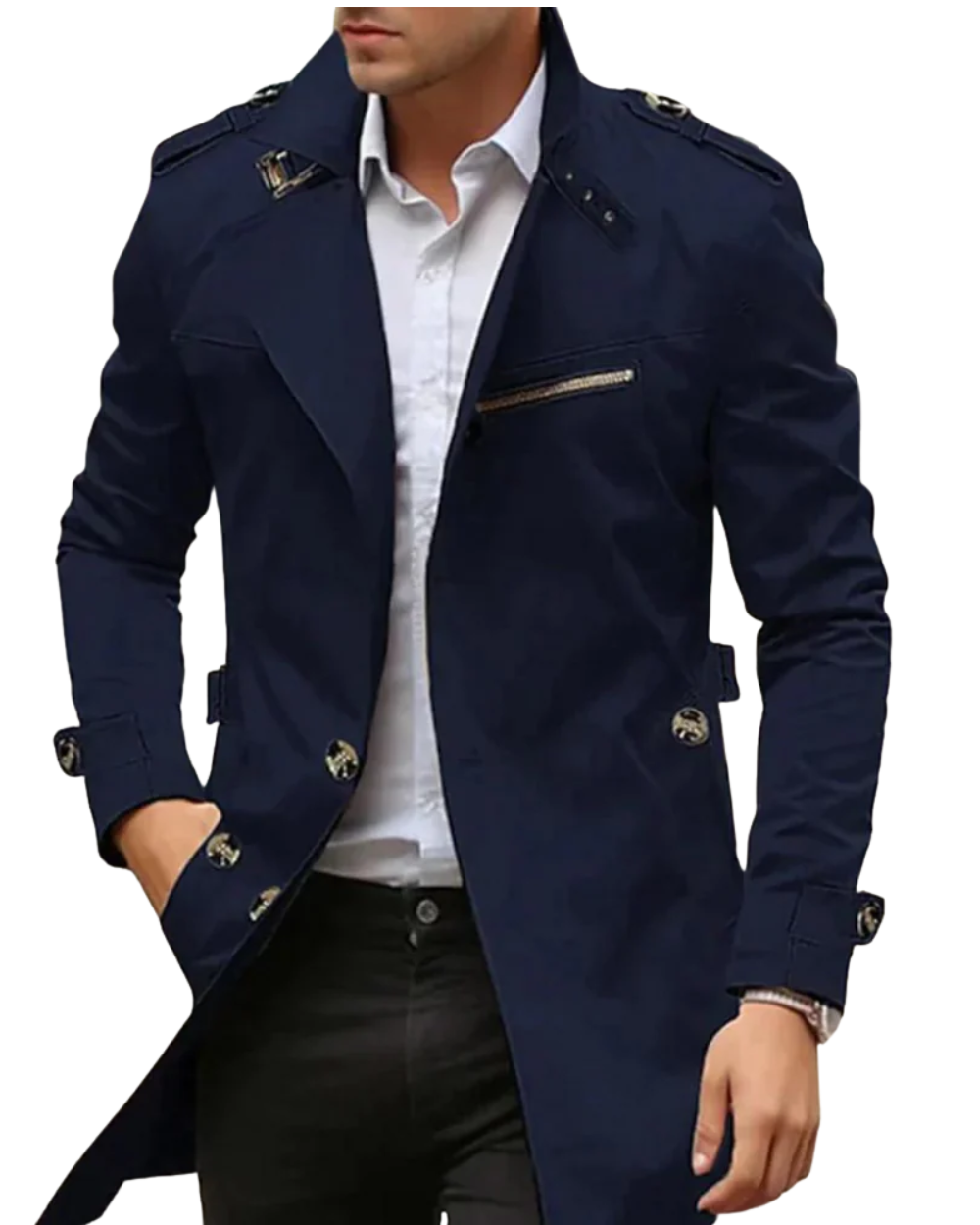 Elegant Men's Trenchcoat