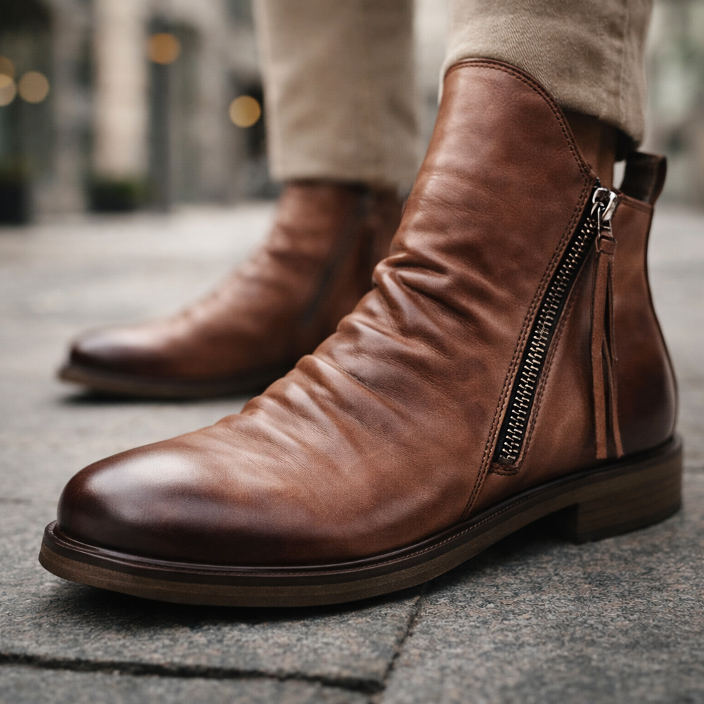 Leather Chelsea Boots