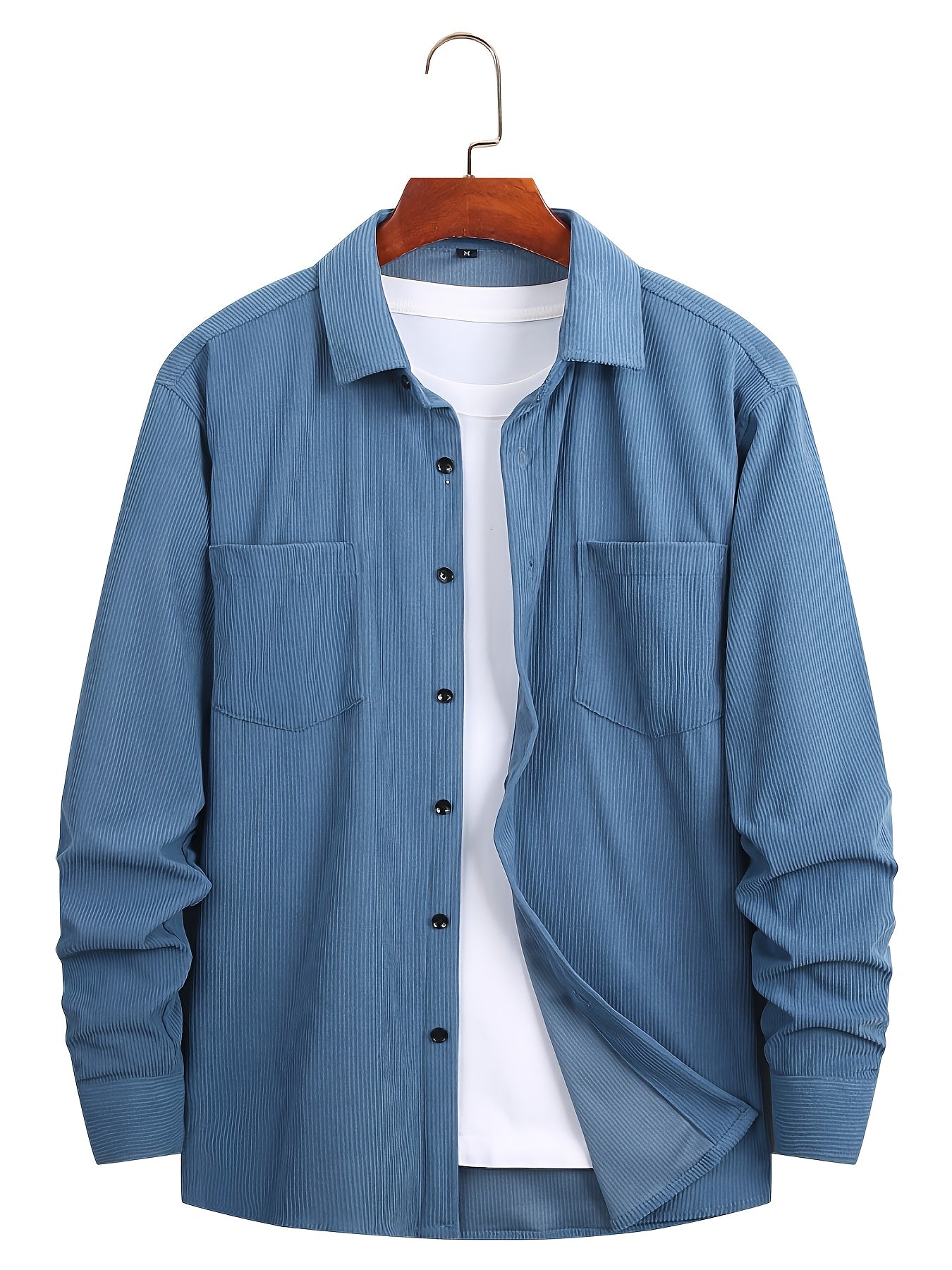 Cardigan décontracté en velours côtelé