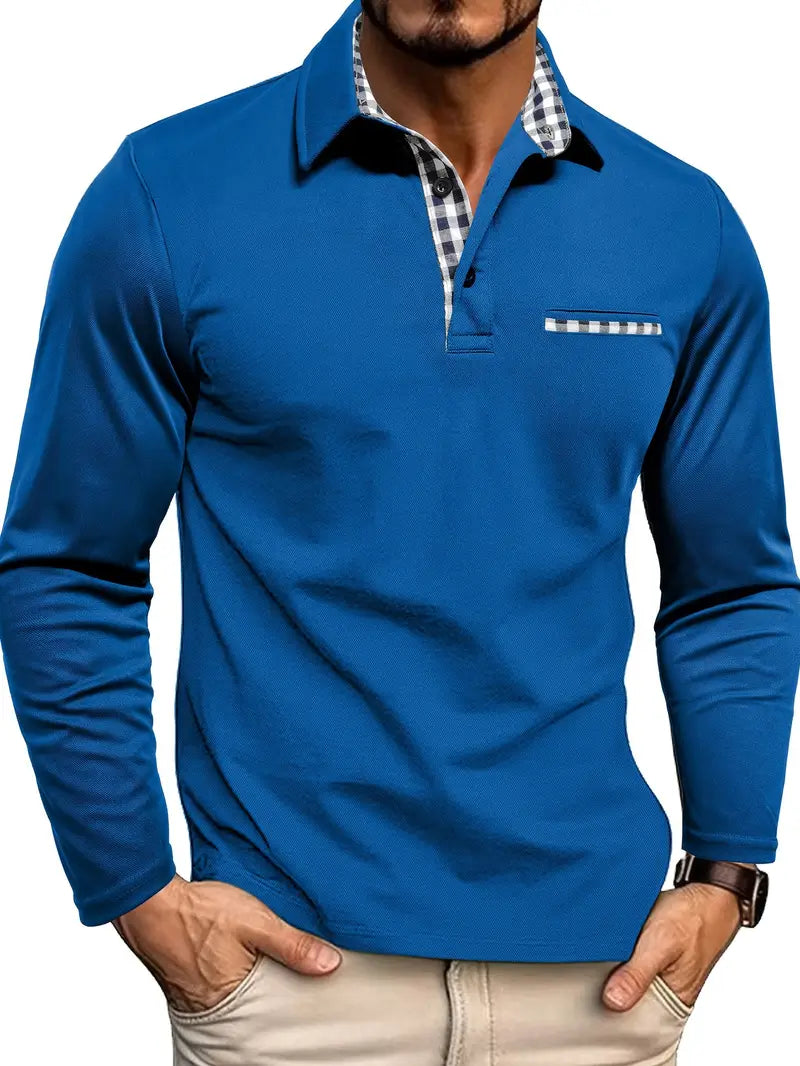 Polo Shirt with Long Sleeves