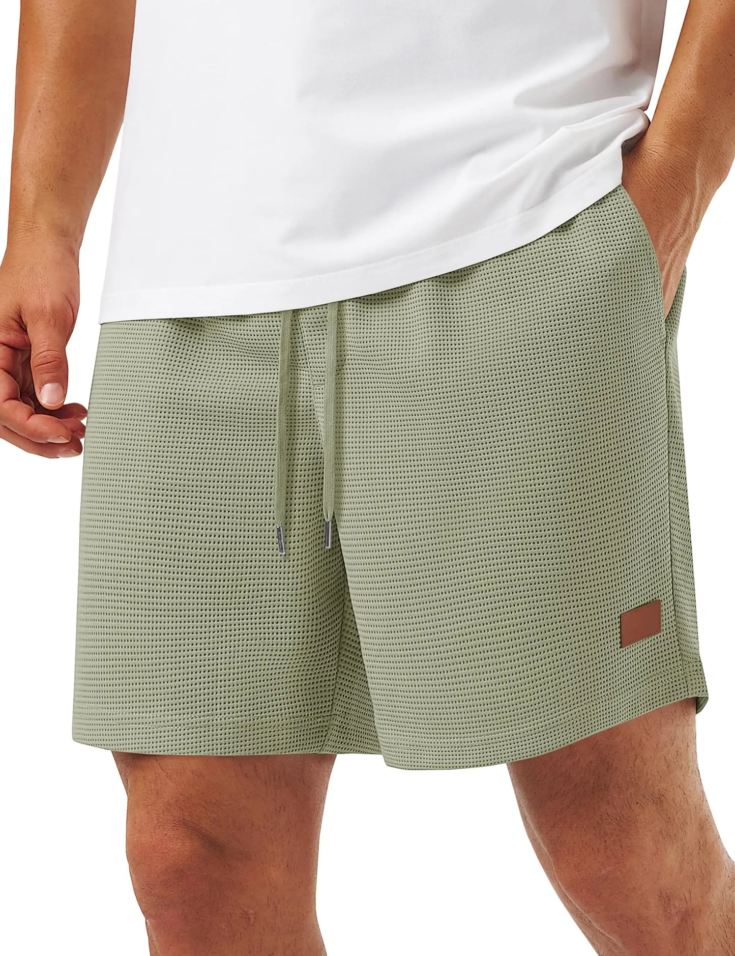 Elegant Waffle Shorts