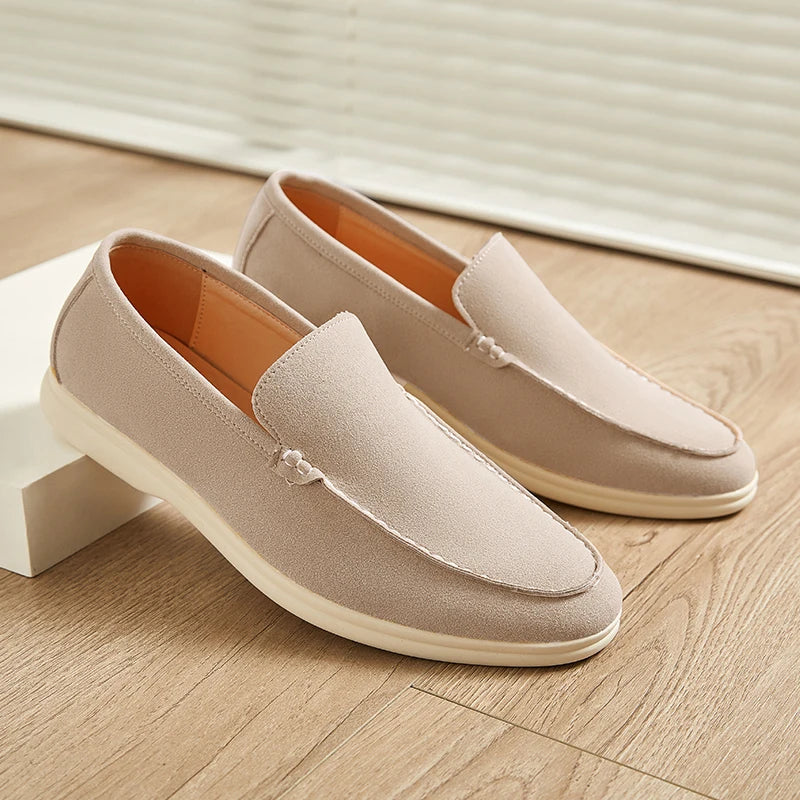 Mocassins décontractés en daim