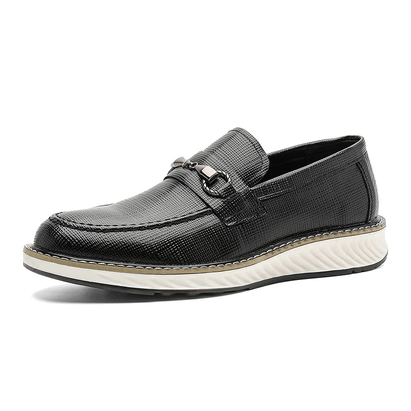 Mocassins en cuir chics à enfiler