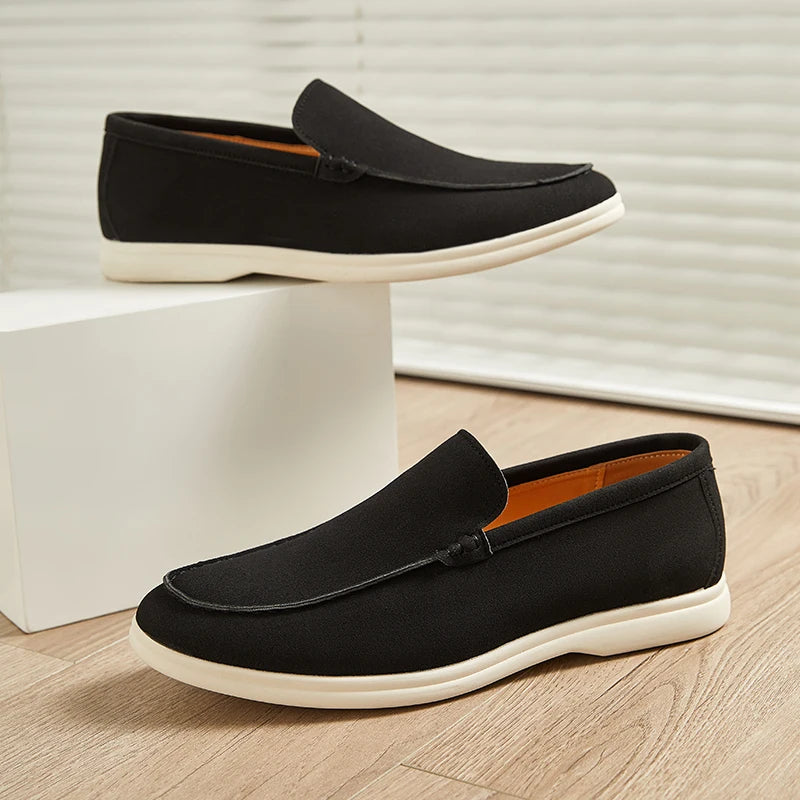 Mocassins élégants en daim