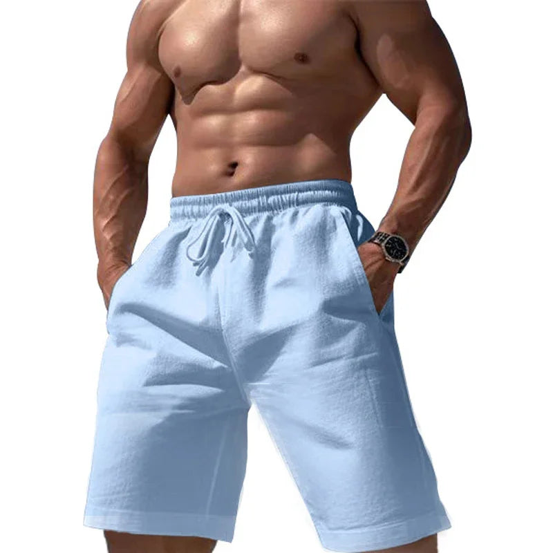 Elegant Linen Beach Shorts