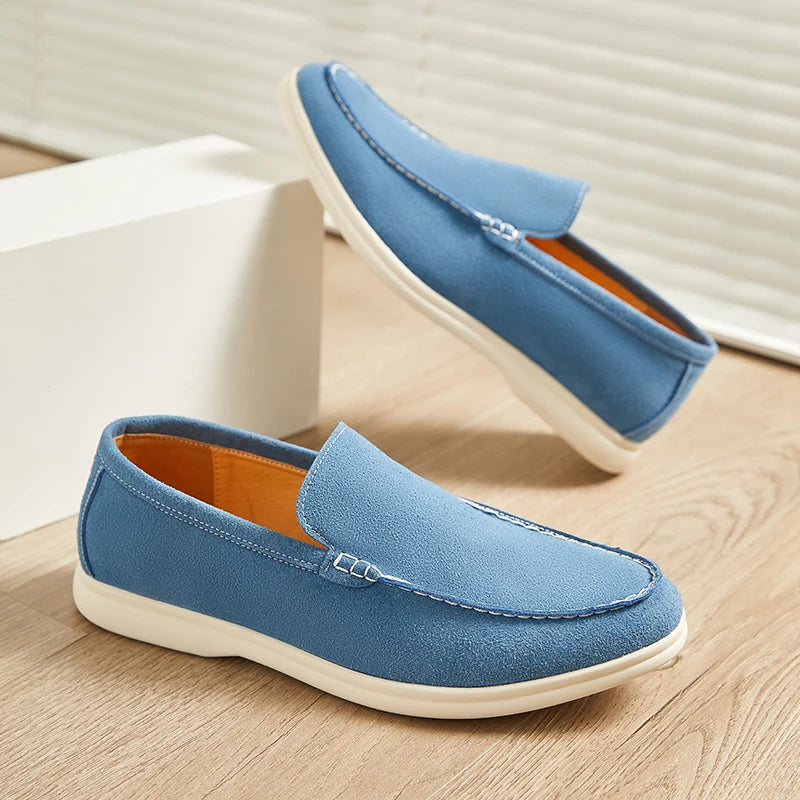 Mocassins décontractés en daim