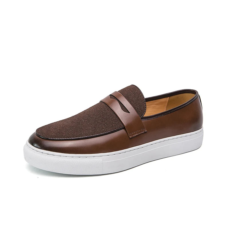 Mocassins en daim chic