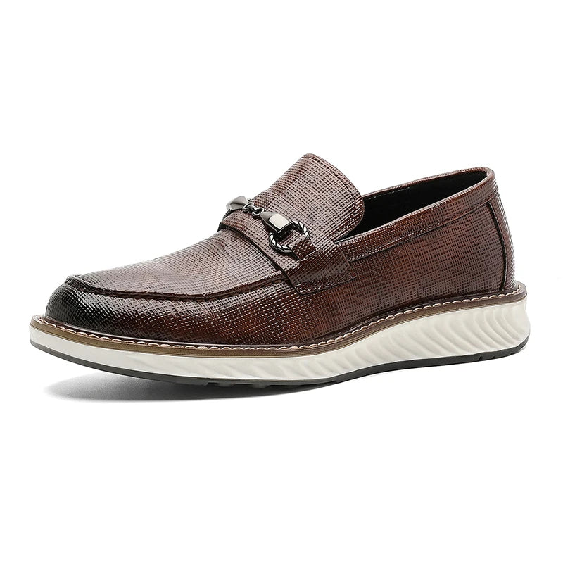Mocassins en cuir chics à enfiler