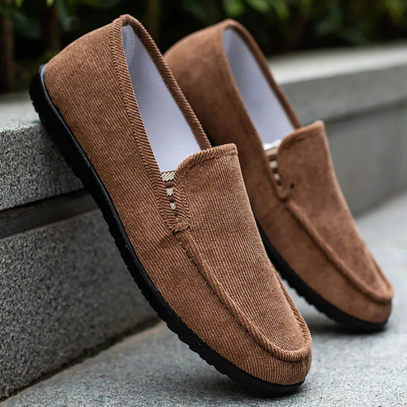 Mocasines elegantes de lona