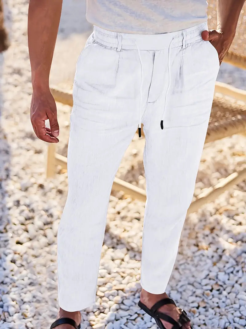 Pantaloni di lino eleganti