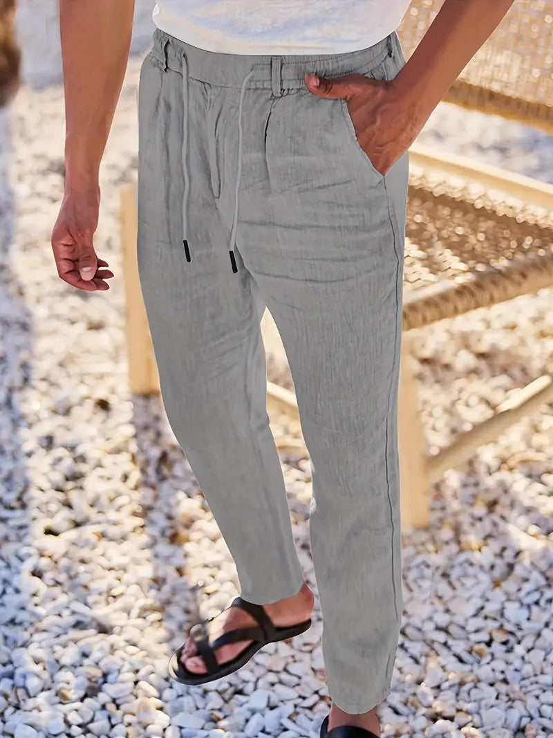 Pantaloni di lino eleganti