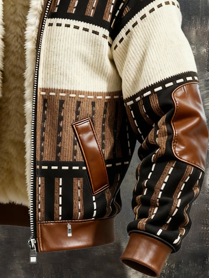 Retro Fleece Lined Jacket