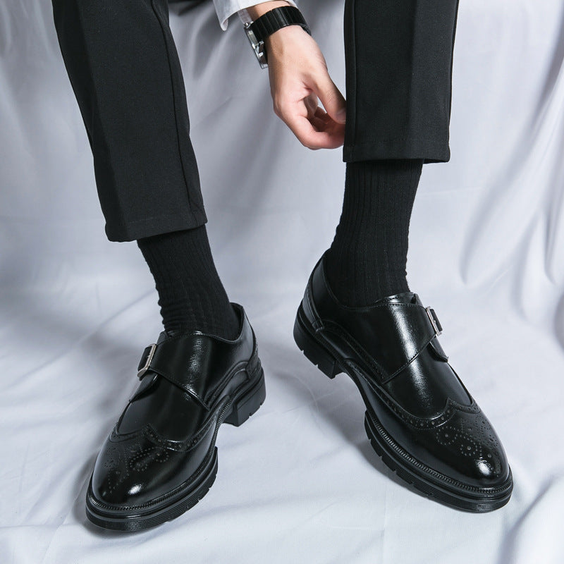 Elegant Leather Borgue Shoes