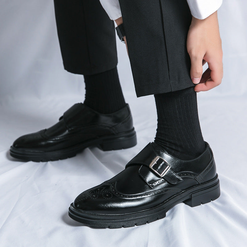 Elegant Leather Borgue Shoes