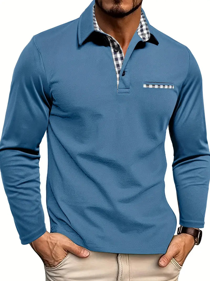 Polo Shirt with Long Sleeves