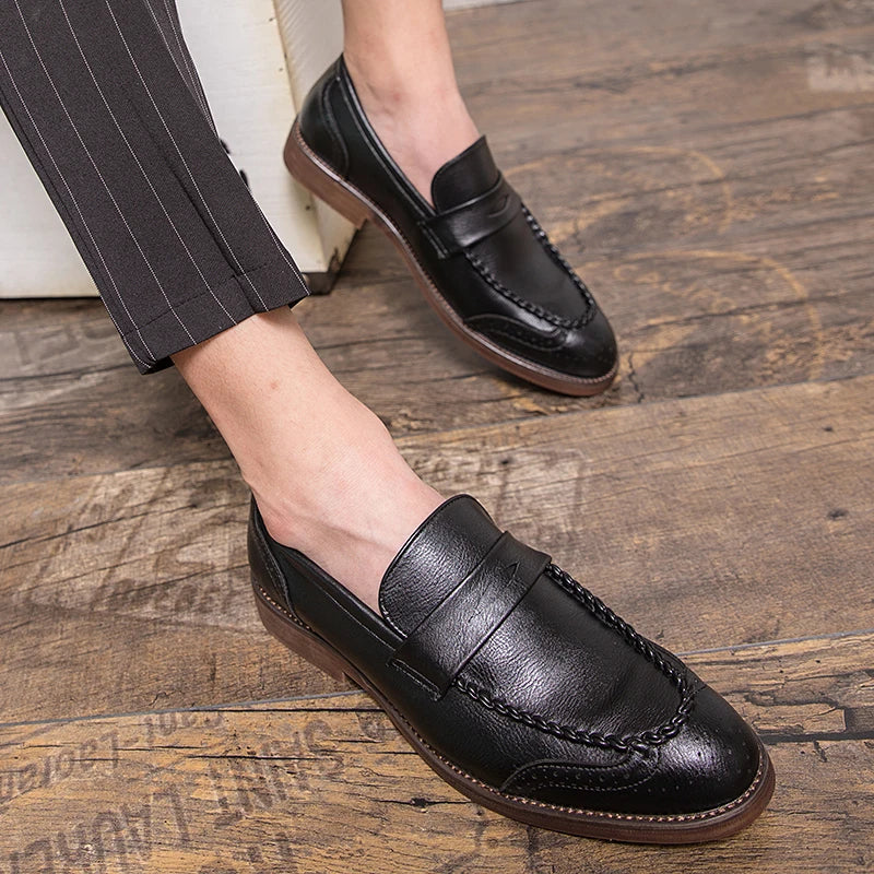 Chic Leather Loafers