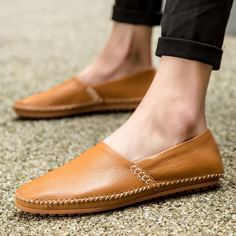 Light Leather Loafers