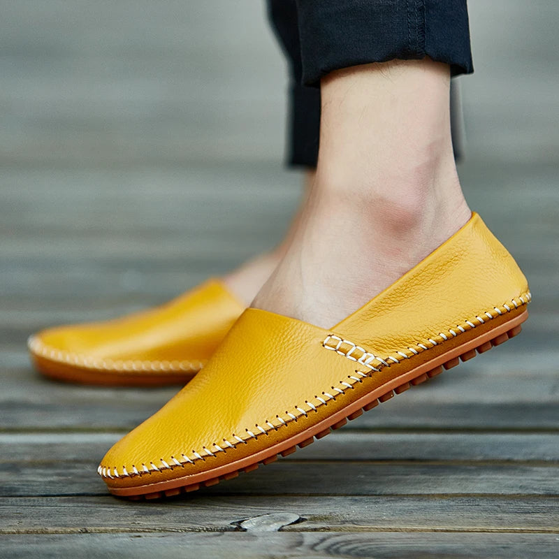 Light Leather Loafers