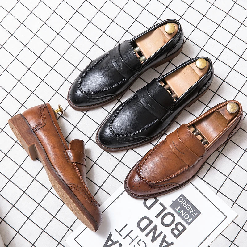 Chic Leather Loafers