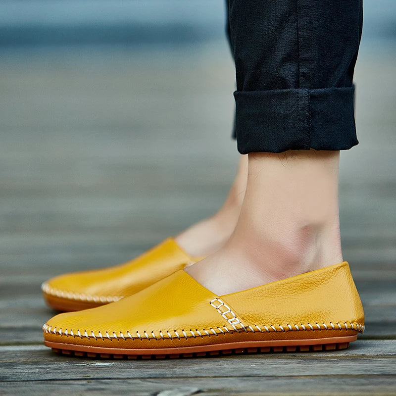 Light Leather Loafers