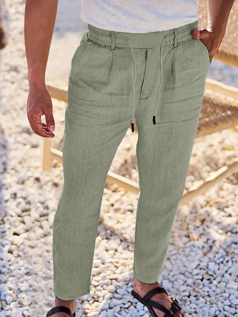 Pantaloni di lino eleganti