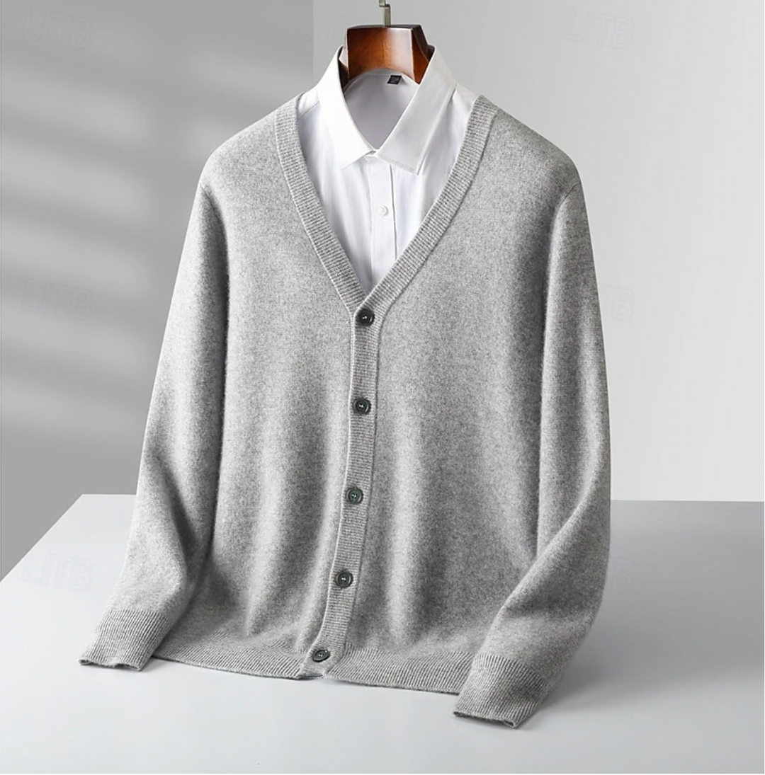 Elegant Buttoned Cardigan