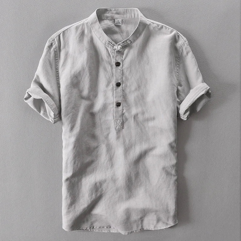 Elegante camicia estiva in cotone