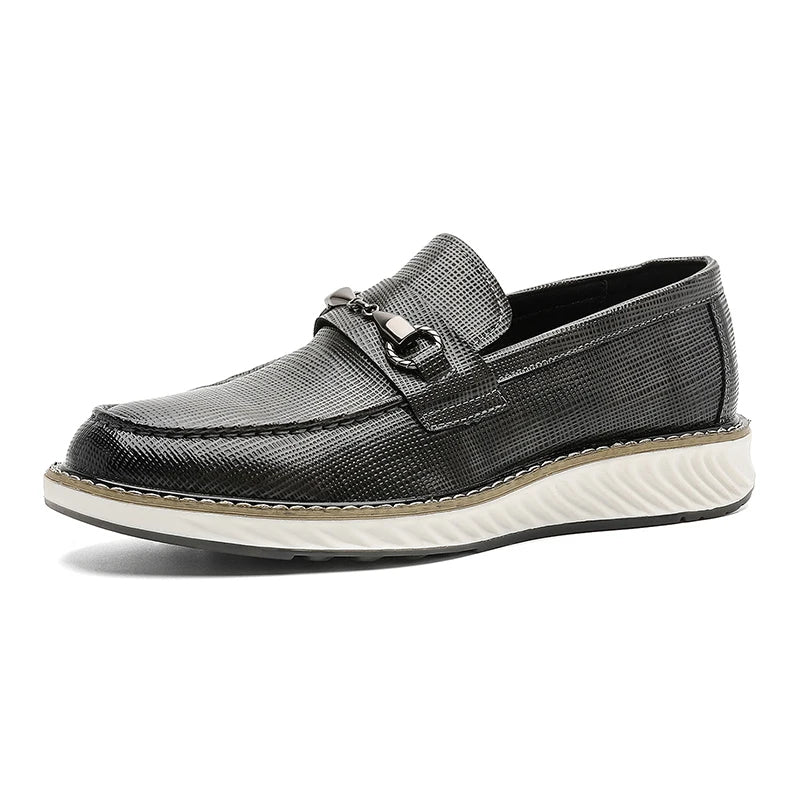 Mocassins en cuir chics à enfiler