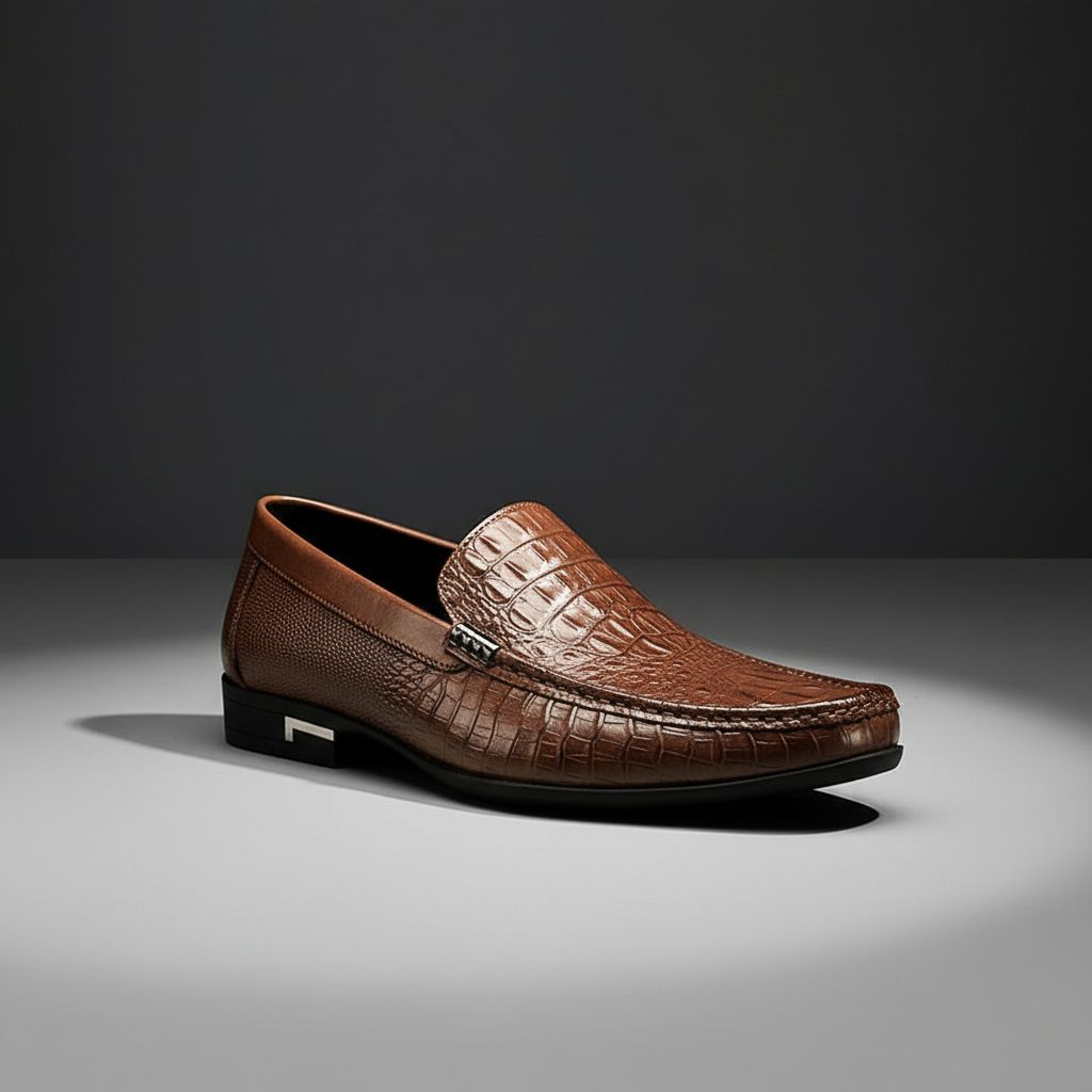 Mocassins de couro chiques