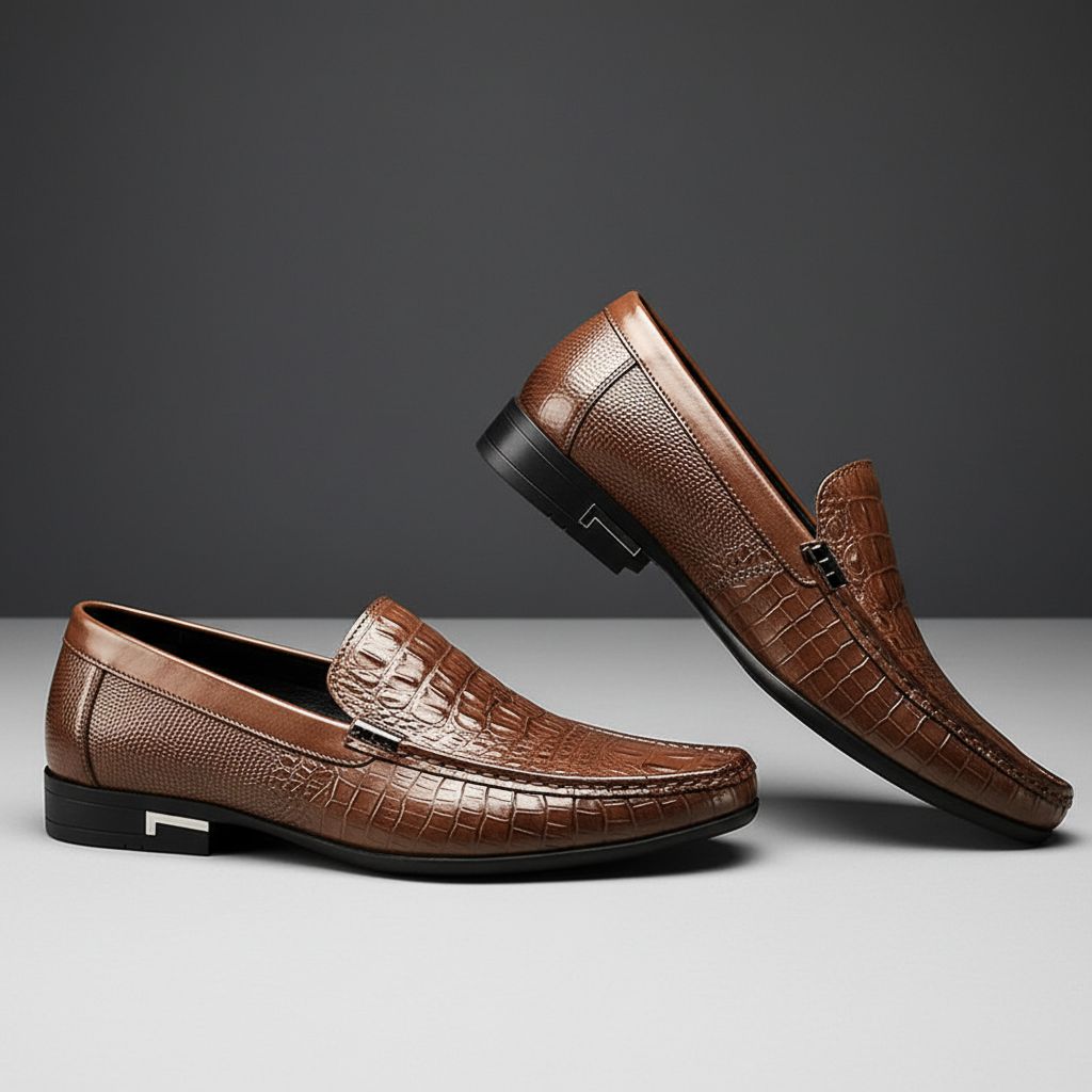 Mocassins de couro chiques