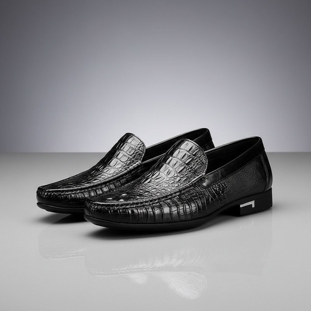 Mocassins de couro chiques