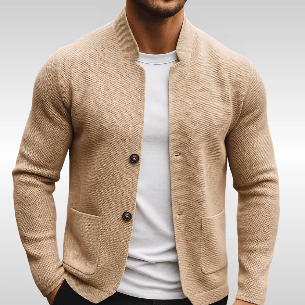 Elegante cárdigan para hombre