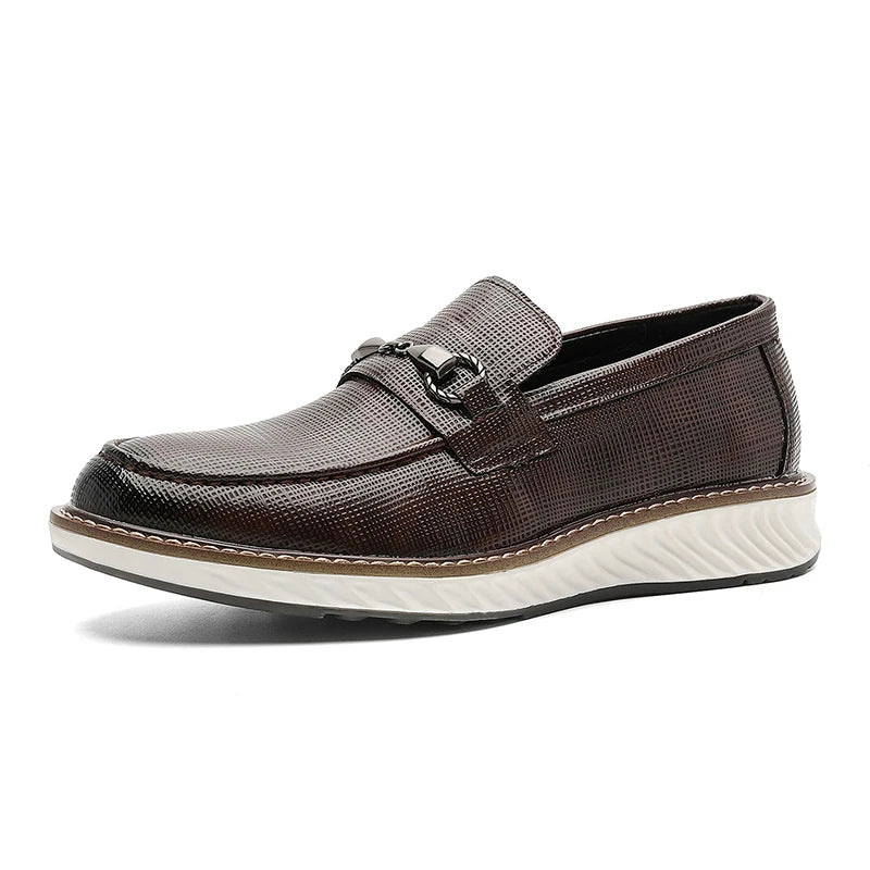 Mocassins en cuir chics à enfiler