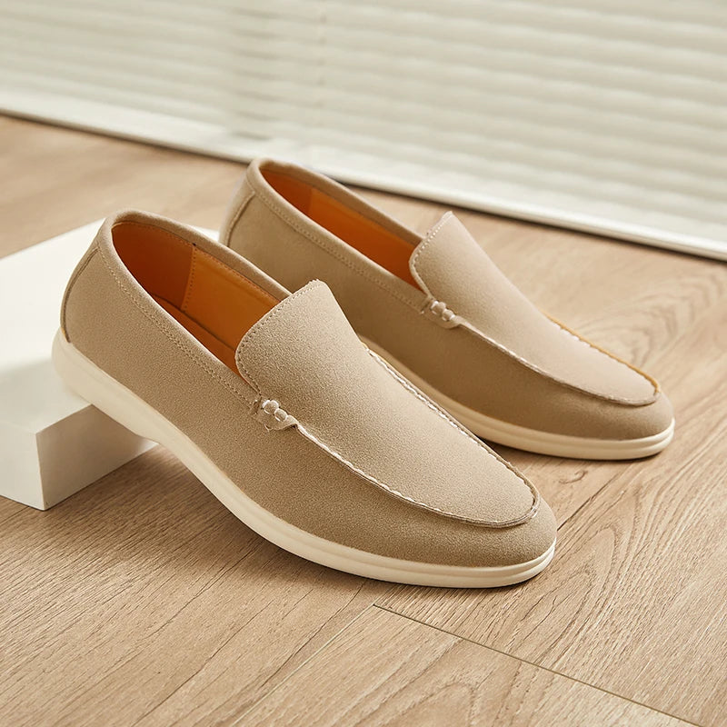 Mocassins décontractés en daim