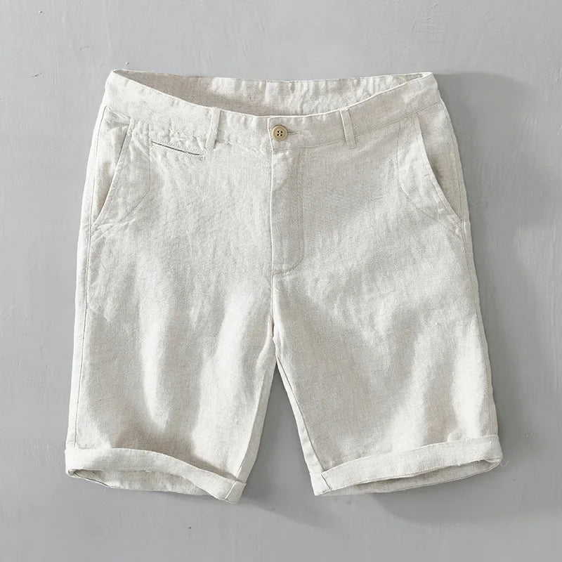 Pantaloncini da spiaggia in lino