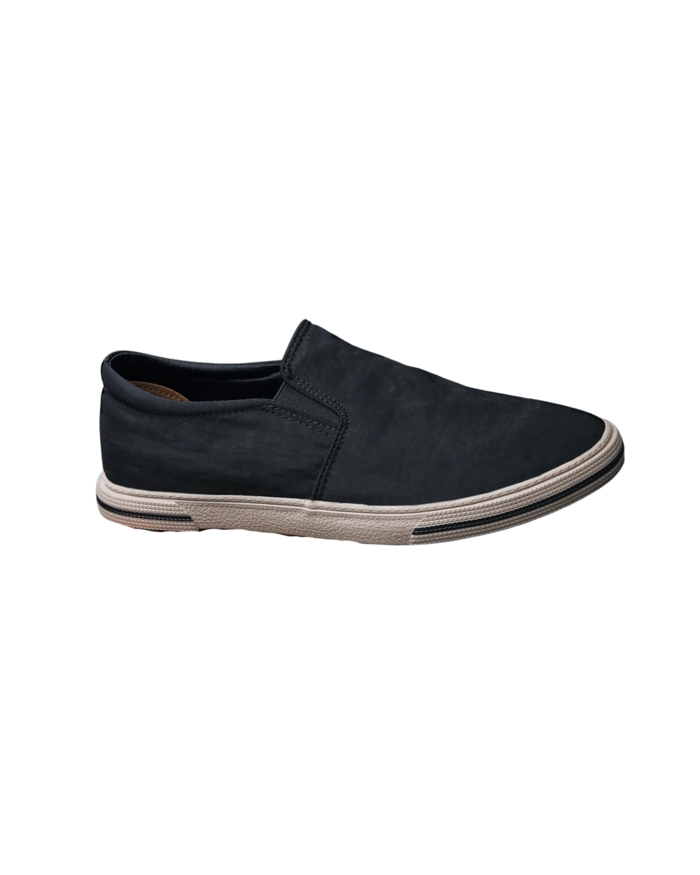 Scarpe slip-on casual in tela