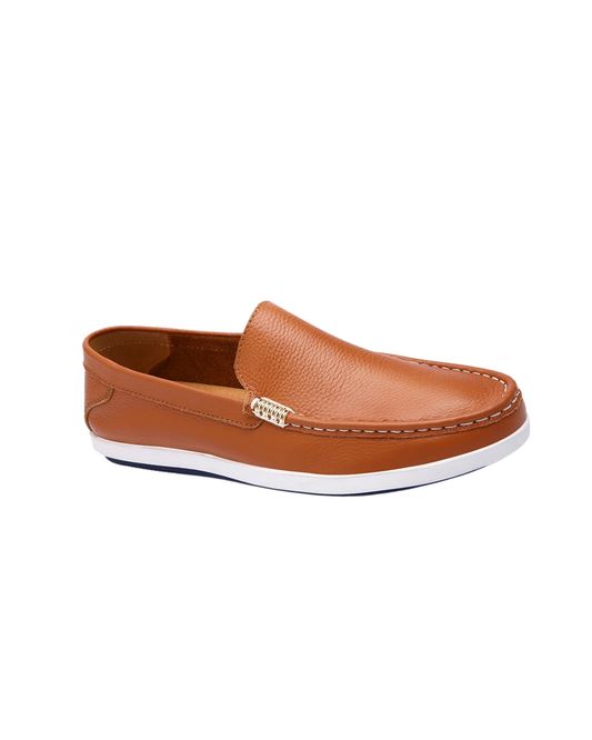 Eleganti scarpe da lavoro in pelle senza lacci