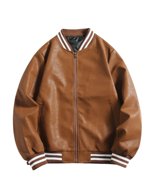 Giacca di pelle casual